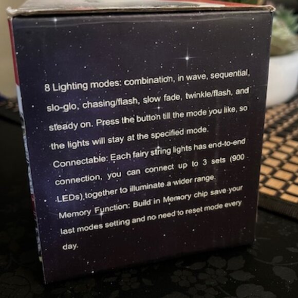 300 LED String Lights (NIB) - Picture 4 of 8